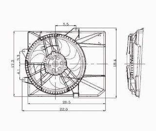 1997 1998 1999 2000 2001 2002 2003 FORD ESCORT/ZX2 COUPE WITH AC AND 1997 1998 1999 2000 2001 2002 MERCURY TRACER WITH AC RADIATOR & CONDENSER COOLING FAN ASSEMBLY (F7CZ 8C607 BE)   620240: Automotive