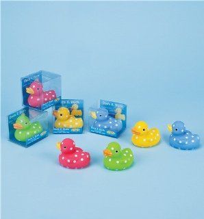 Duck E. Duck Baby Bath Floating Rubber Duck Toys 4 Ducks: Toys & Games