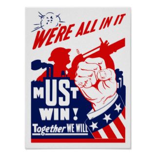We’re All In It    WWII Print