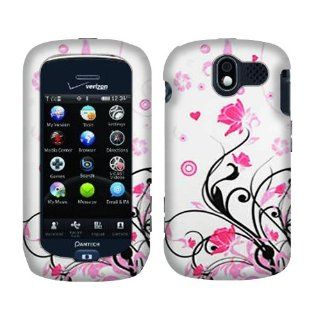 Snap On Hard Protector Cover Case For Pantech Crux CDM8999   Pink Vines: Cell Phones & Accessories