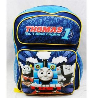 Backpack   Thomas the Tank   No.1 Blue Engine Large School Bag: Clothing