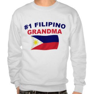 #1 Filipino Grandma Pull Over Sweatshirt