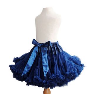 navy blue pettiskirt by candy bows