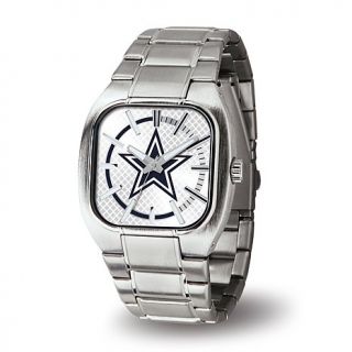 NFL Team Logo "Turbo Series" Silvertone Bracelet Watch   Cowboys