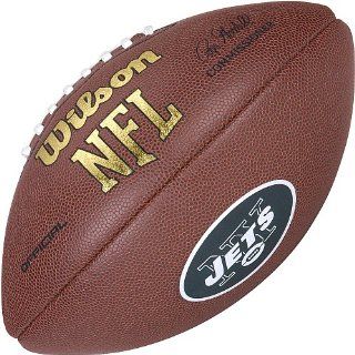 New York Jets Logo Official Football : Sports Related Collectible Footballs : Sports & Outdoors