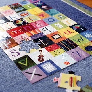 Pottery Barn Kids ABC Floor Puzzle: Toys & Games