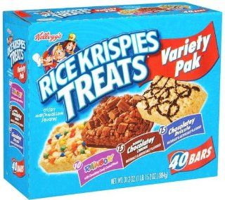 Kellogs Rice Krispies Treats 40ct Variety Pack: Health & Personal Care