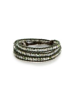 Swarovski Crystal & Bead Wrap Bracelet by Chan Luu