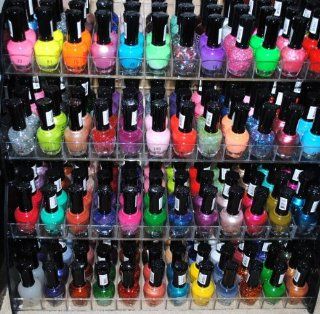 48 Piece Rainbow Colors Glitter Nail Polish Lacquer Set + 3 Scented Nail Polsih Remover : Beauty