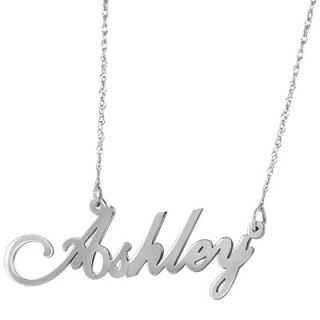 Childs Script Name Necklace in Sterling Silver (8 Letters)   Zales