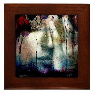 Spirit of Autumn Fire : Ethereal Haunting : Framed Ceramic Tile by Kristen Stein   Prints