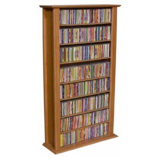 Bookcase Multi Media Tower   Single (Cherry) (50"H x 28"W x 9.5"D)   Media Cabinets