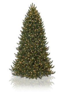 9' BH Vermont White Spruce Narrow Artificial Christmas Tree   Clear  
