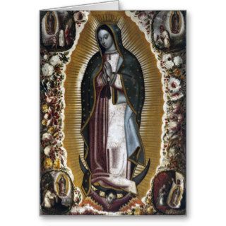 Virgin of Guadalupe Sympathy Condolences Cards