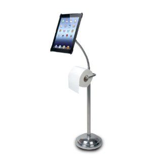 CTA Digital Pedestal Stand for iPad 2/3/4 with Roll Holder: Computers & Accessories