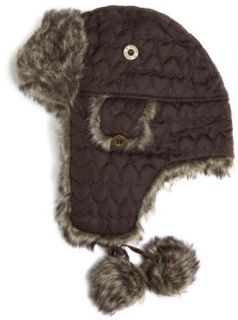 Chaos Women's Wow Quilted Trapper Hat with Faux Fur Lining (White, Unisex): Sports & Outdoors