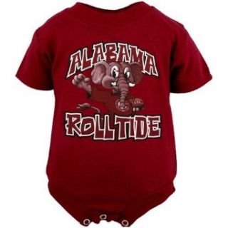 NCAA Alabama Crimson Tide Infant Crimson Character Creeper (18 Months) : Infant And Toddler Sports Fan Apparel : Sports & Outdoors