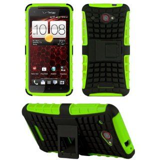 HHI Dual Armor Composite Case with Stand for HTC Droid DNA   Pink (Package include a HandHelditems Sketch Stylus Pen): Cell Phones & Accessories