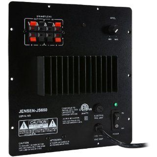 Jensen JS650 50W Class AB Subwoofer Plate Amplifier: Electronics