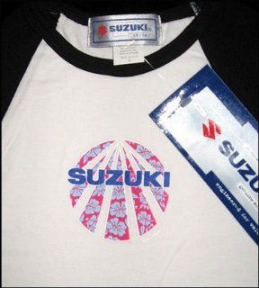 SUZUKI Motorcycle Racing Women's Ladies Long Sleeved T Shirt Shirt SMALL : Everything Else
