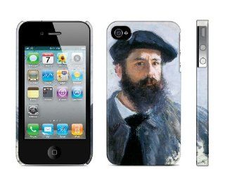 Iphone 4 / 4s Case Self Portrait 1886 Claude Monet Cell Phone Cover: Cell Phones & Accessories