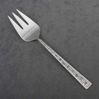 Silver Lace by 1847 Rogers, Silverplate Cold Meat Fork: Kitchen & Dining