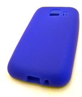 Lg Optimus S V LG VM670 LS670 Design Blue Soft Silicone Case Skin Cover Protector Hard Plastic SPRINT VIRGIN MOBILE: Cell Phones & Accessories