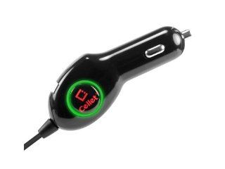 Cellet Extra USB Charging Port Plug in Car Charger with Green LED for  Apple iPhone 3 3GS 4 4S, iPod Touch, and Nano (Made for iPhone, Licensed By Apple): Cell Phones & Accessories