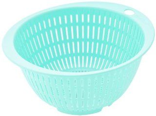 BioChef Bioplastic Strainer Bowl, Blue: Kitchen & Dining
