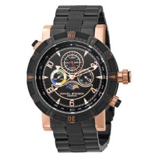 Daniel Steiger Men's 7058 M Swiss Quartz  Multi Function Rose Gold Watch Watches