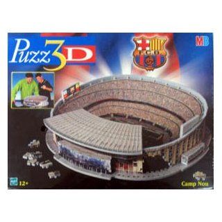 Camp Nou, 682 Piece 3D Jigsaw Puzzle Made by Wrebbit Puzz 3D: Toys & Games