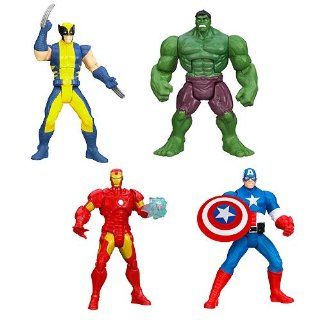 Avengers Assemble Mighty Battlers Action Figures Wave 1: Toys & Games