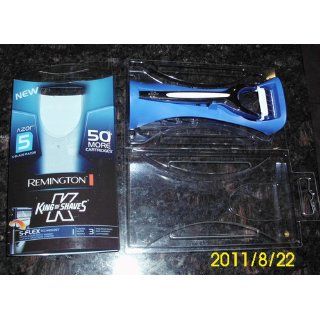 Remington King of Shaves Azor 5 Blade Manual Men's Razor with 3 Cartridges: Health & Personal Care