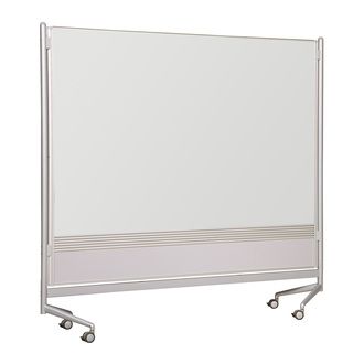 Balt Mobile Double Sided Divider Dura rite Hpl Markerboard Both Sides Doc Room Partition