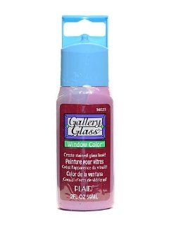 Plaid Gallery Glass Window Color berry red 2 oz. [PACK OF 8 ]: Arts, Crafts & Sewing