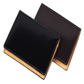 Lei shell cordovan card case (bamboo machi) Brown RCN702C (japan import) : Office Products