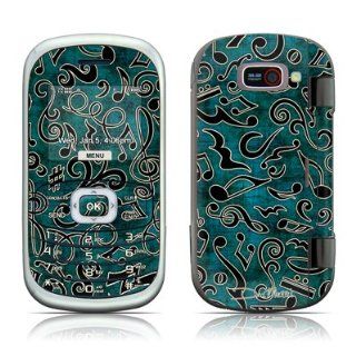 Music Notes Design Protective Skin Decal Sticker for LG Octane VN530 Cell Phone: Cell Phones & Accessories