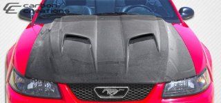 1999 2004 Ford Mustang Carbon Creations Mach 2 Hood   1 Piece: Automotive