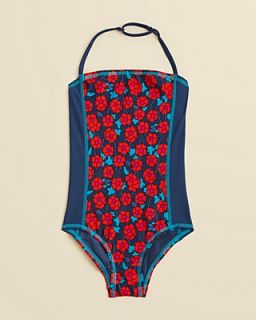 Little Marc Jacobs Girls Maysie Bandeau Maillot Swimsuit   Sizes 2 12's