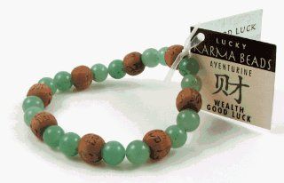 Lucky Karma Bracelet with Aventurine for Wealth & Good Luck by Z Jewelry