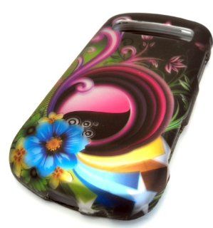 Samsung R720 Admire Vitality Blue Flower Tattoo Hard Case Cover Skin Protector Metro PCS Cricket: Cell Phones & Accessories