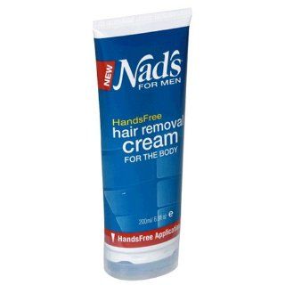 Nad's HandsFree Hair Removal Cream for Men/Body, 6.8 fl oz (200 ml) (Pack of 2) : Beauty