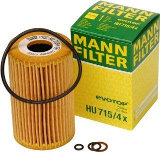 Mann Filter HU 715/4 X Metal Free Oil Filter: Automotive