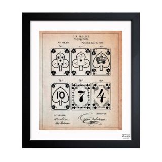 Oliver Gal Improvement in Playing Cards 1877 Framed Graphic Art 1B00295_15x18