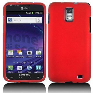 Red Hard Cover Case for Samsung Galaxy S2 S II AT&T i727 SGH I727 Skyrocket: Cell Phones & Accessories