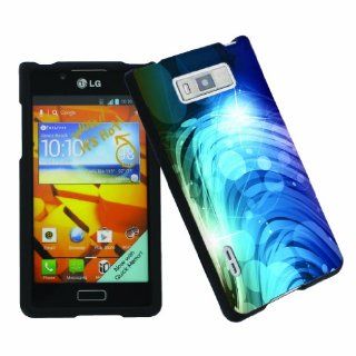 [ArmorXtreme] U.S. Cellular, Boost Mobile LG LS730 US730 LG Splendor Total Protection Image Cover Case [Abstract Wave Black] Cell Phones & Accessories