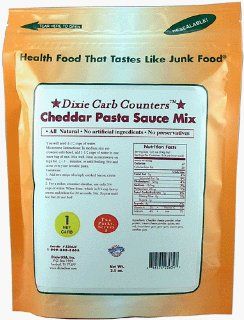 Dixie Carb Counters Cheddar n Cheese Pasta Sauce Mix : Nacho Cheese Sauces : Grocery & Gourmet Food