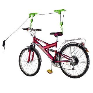 Bike Lane Bicycle Garage Storage Lift Bike Hoist 100LB Capacity Heavy Duty: Sports & Outdoors