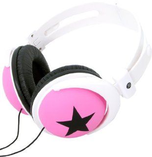 iHip IP VOGUE P Star Vogue Style Stereo Headphones (Pink with Black): Electronics