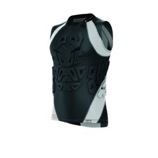 Shock Doctor 721 Velocity ShockSkin MMA 3 Pad Sleeveless Shirt Black/Grey Men's XS: Sports & Outdoors
